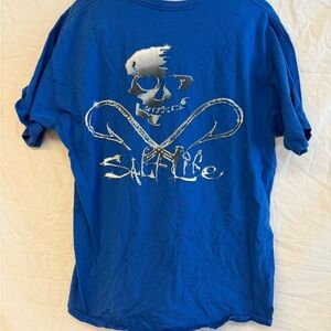 Salt Life Blue Short Sleeve Tee